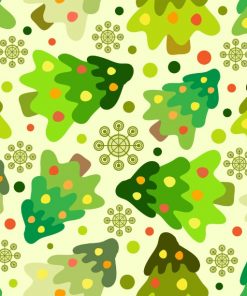 Abstract Christmas Trees